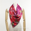 Digital print silk scarf,lowest price,infinity scarf,Chinese rose floral printing